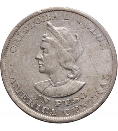 Salwador 1 Peso 1894 C.A.M, Kolumb