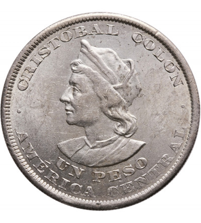 El Salvador Peso 1894 C.A.M., Columbus