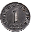 Królestwo Polskie 1 fenig 1918 FF, Stuttgart