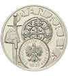 Poland 10 Zlotych 2014, History of the Polish Coins - Denarius of Boleslaw III Krzywousty - Proof