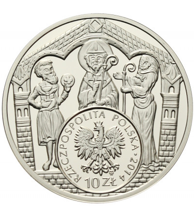 Polska 10 złotych 2014, Historia Monety Polskiej - Brakteat Mieszka III Starego