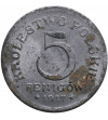 Kingdom of Poland (WWI German Occupation). 5 Pfennig 1917 FF, Stuttgart
