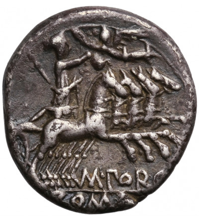 Rzym Republika. M. Porcius Laeca, AR Denar 125 r. p.n.e., mennica Rzym