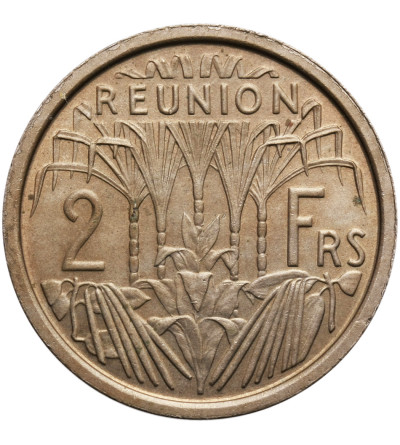 Reunion 2 franki 1948 (Cu-Ni / ESSAI)