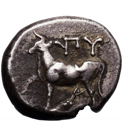Northern Greece. Thrace, Byzantion. AR Tetrobol ca. 357-340 BC