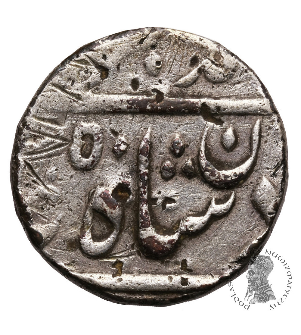 Indie - Hyderabad 1 rupia AH 1250 / 1834 AD - fałszerstwo z epoki