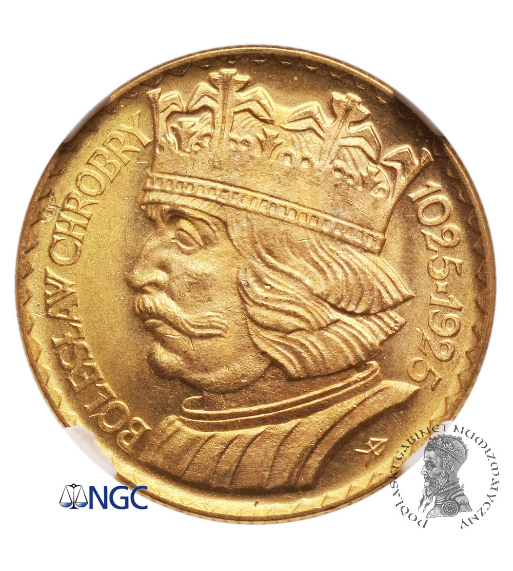 Polska 10 złotych 1925, Bolesław Chrobry - NGC MS 67 Top!!! Polska 10 złotych 1925, Bolesław Chrobry - NGC MS 67 Top!!!