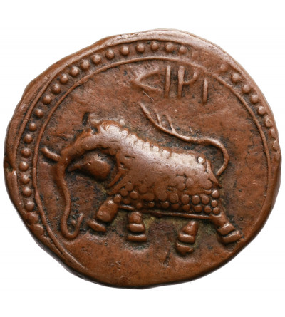 India - Mysore Paisa AM 1217, Farrukhi mint, Tipu Sultan 1787-1799 AD