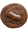 Indie - Mysore. AE Paisa AM 1217, Farrukhi, Tipu Sultan 1787-1799 AD