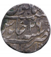 India - Mughal Empire. AR Rupee AH 1157 Year 26 / 1744 AD, Itawa mint, Muhammad Shah 1719-1748 AD