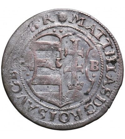 Węgry. Grosz szeroki 1617 NB, Nagybanya. Matthias 1612-1619