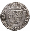 Niderlandy (Belgia), Flandria. Podwójny Patard bez daty, Brugia?, Karol Śmiały 1467-1477 - RARE