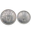 French Equatorial Africa 1 and 2 Francs 1948