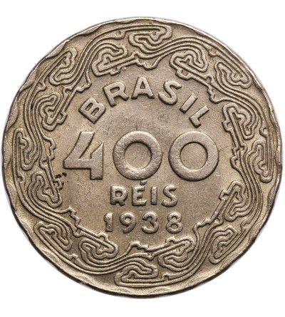 Brazil 400 Reis 1938,Dr. Getulio Vargas