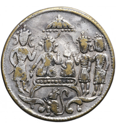 India. Hindu Tempel Token, (Rama Tanka Tempel Token)