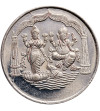 India. Silver Modern Hindu Tempel Token, Bomaby XX century