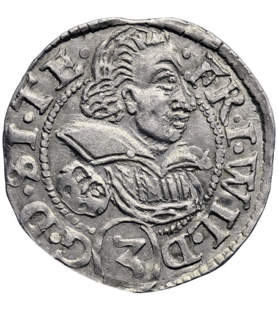 Silesia / Schlesien. Teschen. 3 Kreuzer 1620, Friedrich Wilhelm 1617-1625
