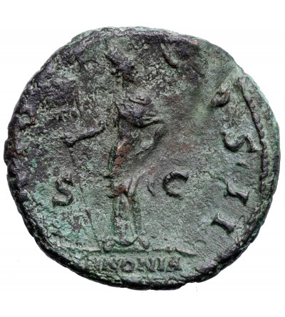 Rzym Cesarstwo. Aeliusz 136-137 AD. AE As 137 AD, mennica Rzym