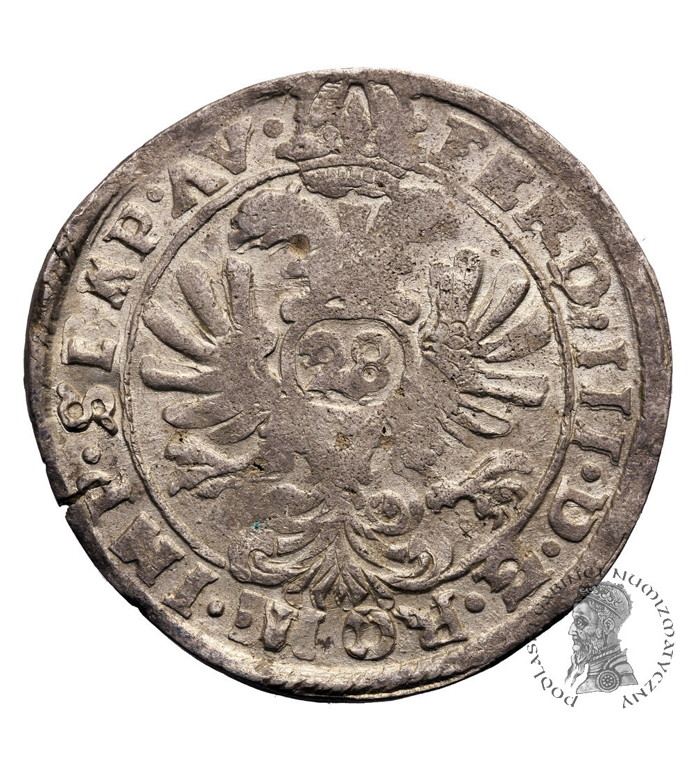 Oldenburg. Gulden (28 Stuber) ok. 1649-1651, Jever, Anton Günther 1603-1667