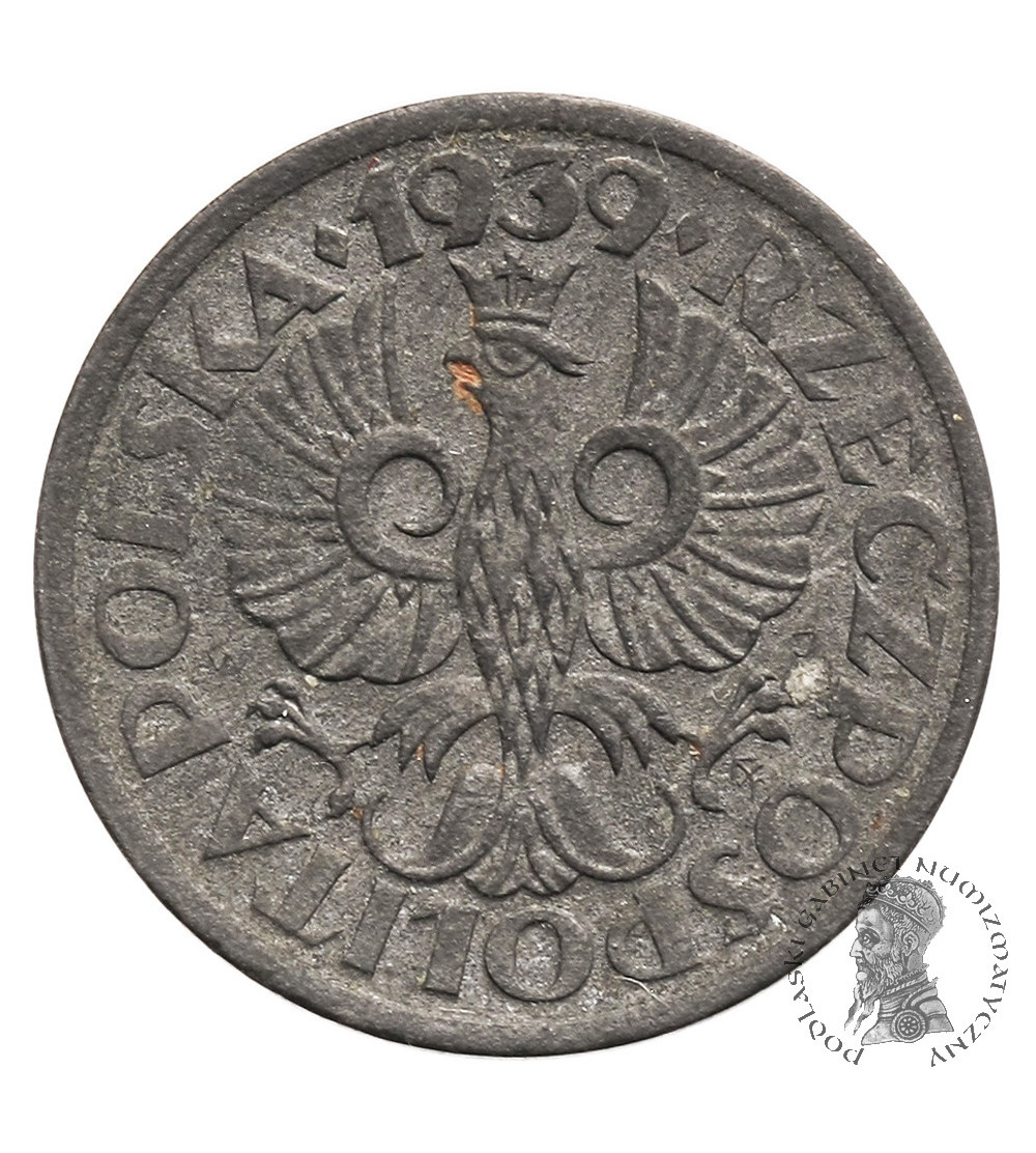Polska 1 grosz 1939, cynk - dla Generalnej Guberni