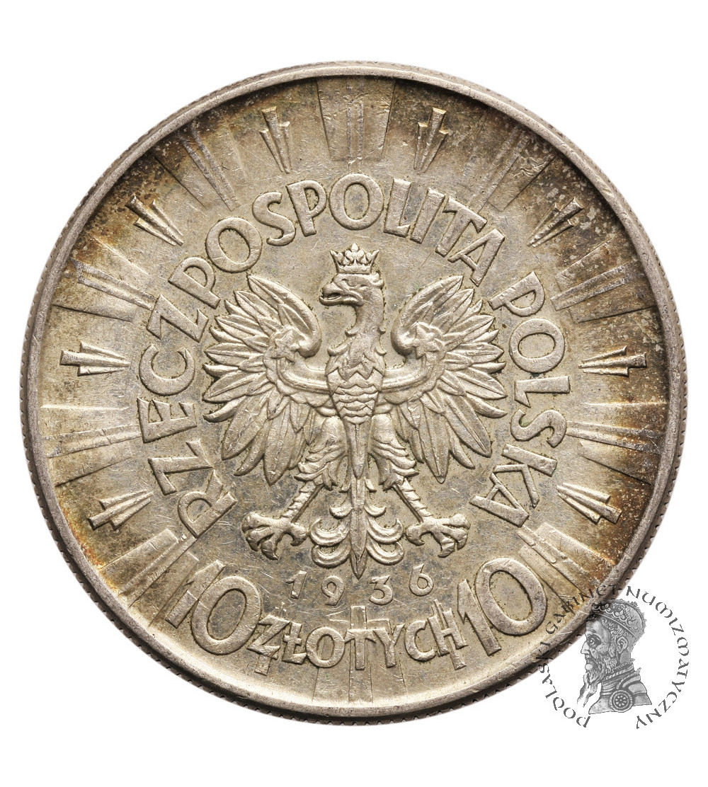 Poland, 10 Zlotych 1936, Warsaw mint - Jozef Pilsudski