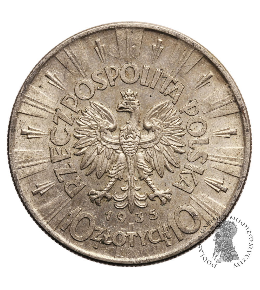 Polska 10 złotych 1935, Warszawa - Józef Piłsudski