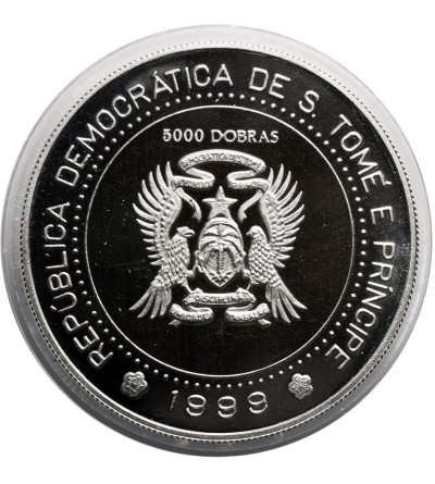 Wyspa Świętego Tomasza i Książęca, 5000 Dobras 1999, Millenium 2000