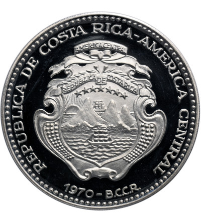 Kostaryka 25 Colones 1970, 25-lecie ustanowienia przywilejów socjalnych