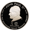 Dominika 10 dolarów 1978, Jan Paweł II - Proof