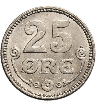 Denmark 25 Ore 1921 HCN GJ