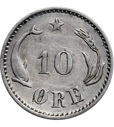 Denmark 10 Ore 1889 CS