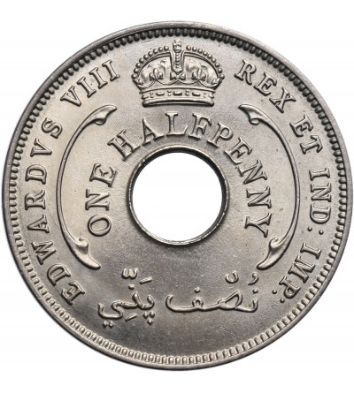 Brytyjska Afryka Zachodnia, 1/2 Penny 1936, Edward VIII