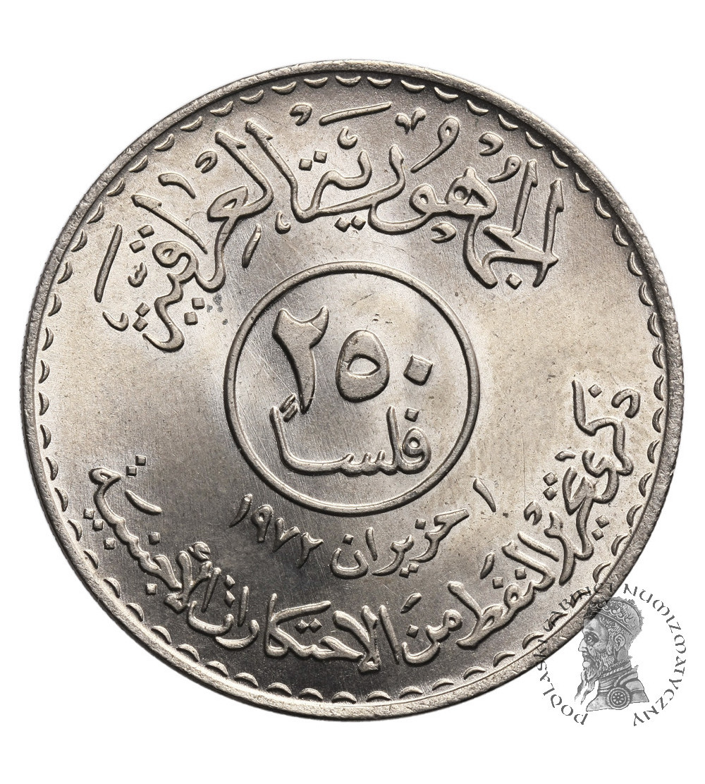 Iraq. 250 Fils 1973, Oil Nationalization