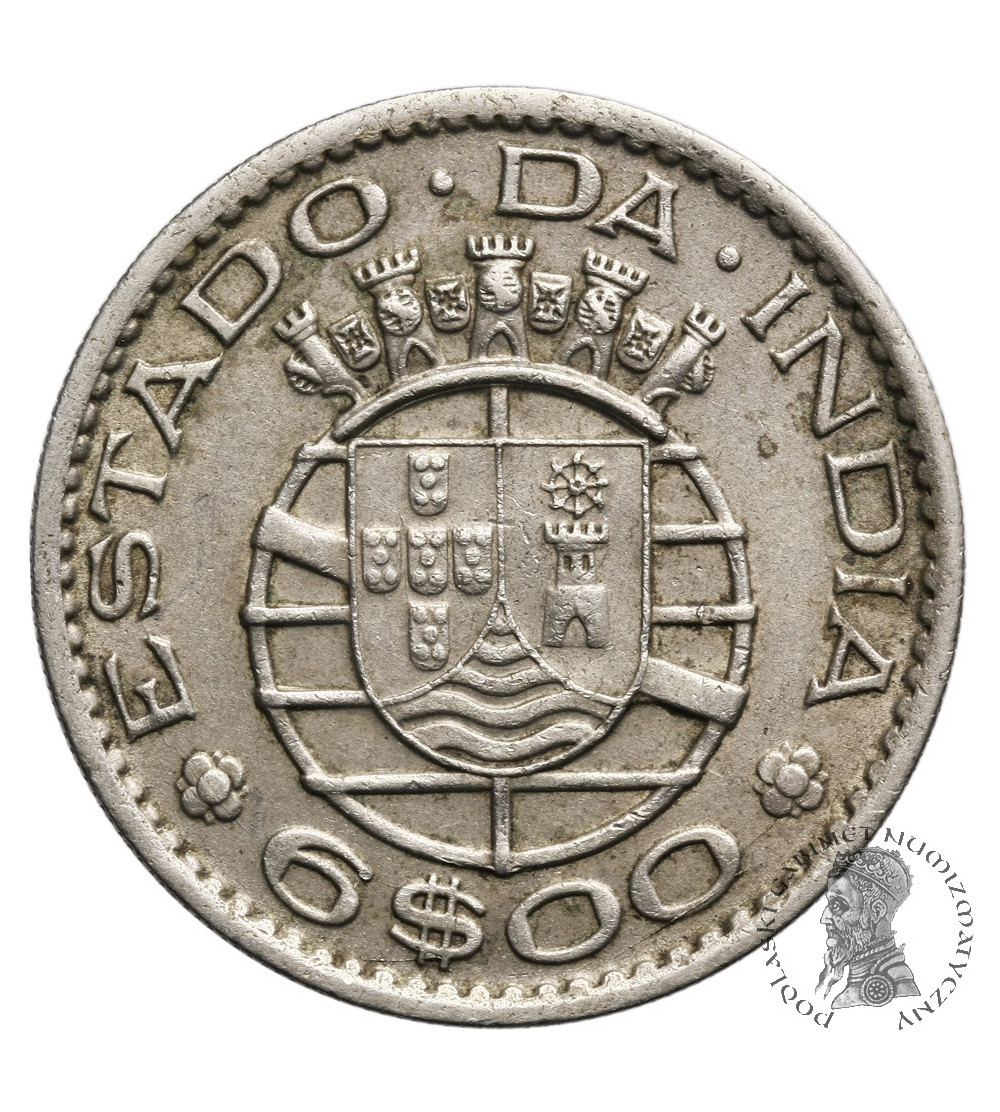 India Portuguese, 6 Escudos 1959