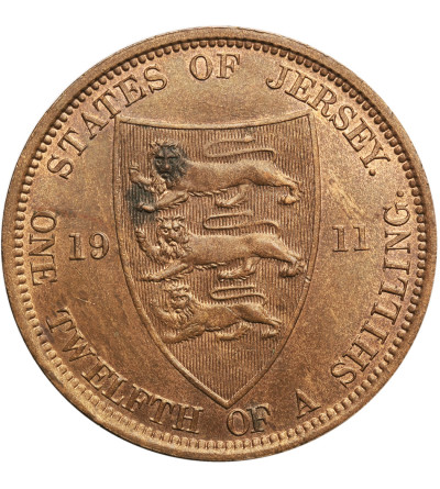 Jersey, 1/12 Shilling 1911, George V