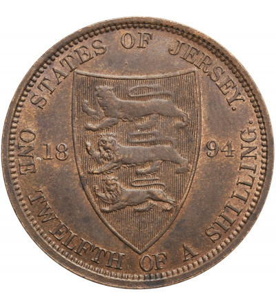 Jersey, 1/12 Shilling 1894, Victoria