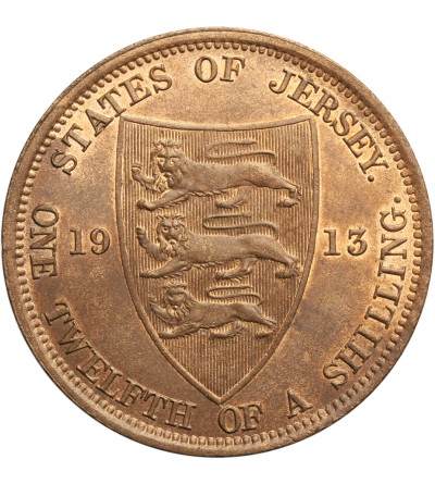 Jersey, 1/12 Shilling 1913, George V