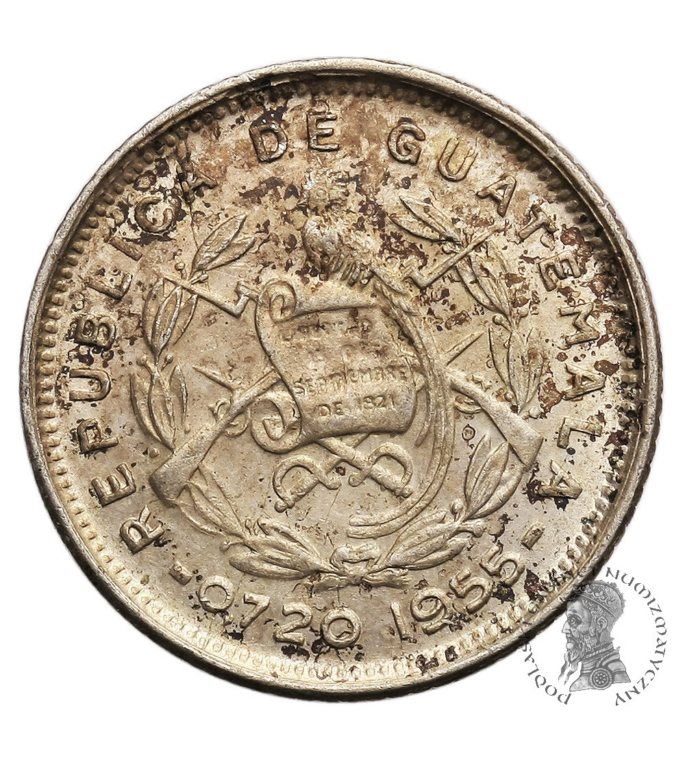 Guatemala, 5 Centavos 1955