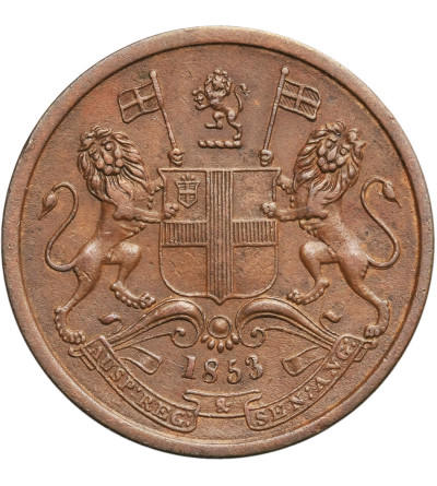India British, 1/2 Pice 1853 (c), East India Company