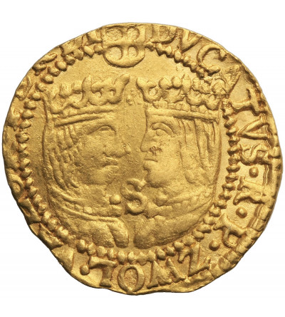 Netherlands. Ducat (Gouden Dukaat) ND (1590-1597), Zwolle, Spanish type with portraits of Ferdinand & Isabella
