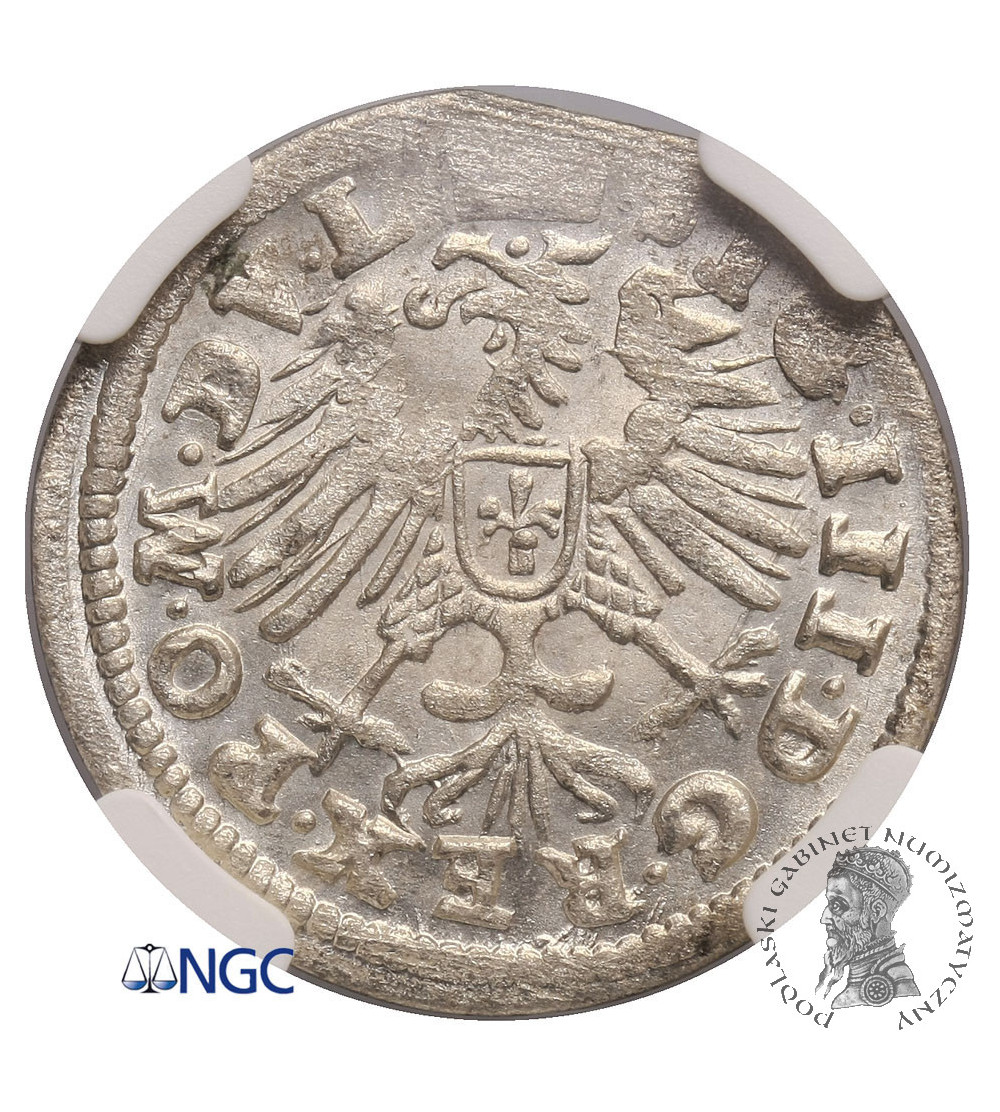 Polska. Zygmunt III Waza. Grosz 1608, Wilno - NGC MS 63