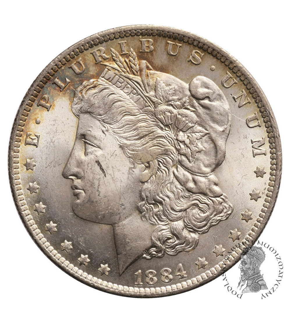 USA, Morgan Dolar 1884 O, Nowy Orlean