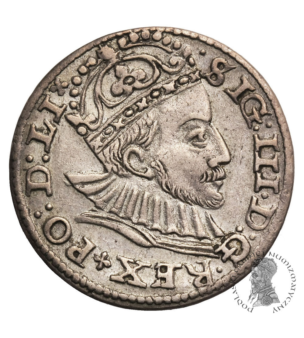 Polska, Zygmunt III Waza. Trojak (3 grosze) 1588, mennica Ryga Polska, Zygmunt III Waza. Trojak (3 grosze) 1588, mennica Ryga