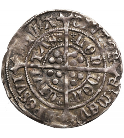 Anglia (Wielka Brytania). Henryk VI, 1422-1461 AD. AR Grosz (Groat), mennica Londyn
