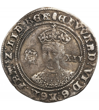 Anglia (Wielka Brytania). Edward VI 1547-1553 AD. Szyling bez daty (1551/1553 AD), Tonne, Southwark