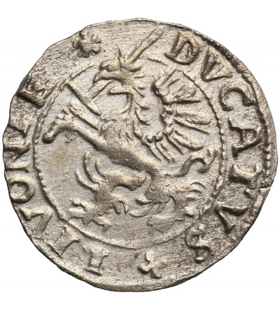 Inflanty, Livonia. Szeląg 1572, mennica Dahlholm (Dahlen), Jan Hieronim Chodkiewicz 1572-1573