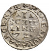 Livonia, Livonia. Jan Hieronim Chodkiewicz 1572-1573. Shilling 1572, Dahlholm (Dahlen) mint