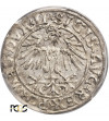 Polska, Zygmunt II August. Półgrosz (1/2 grosza) 1549, Wilno - PCGS MS 63