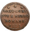 Watykan / Państwo Kościelne. 2 1/2 Baiocchi 1797, Św. Piotr, Pius VI (Sextus)