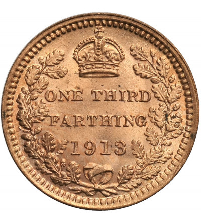 Great Britain, 1/3 Farthing 1913, George V